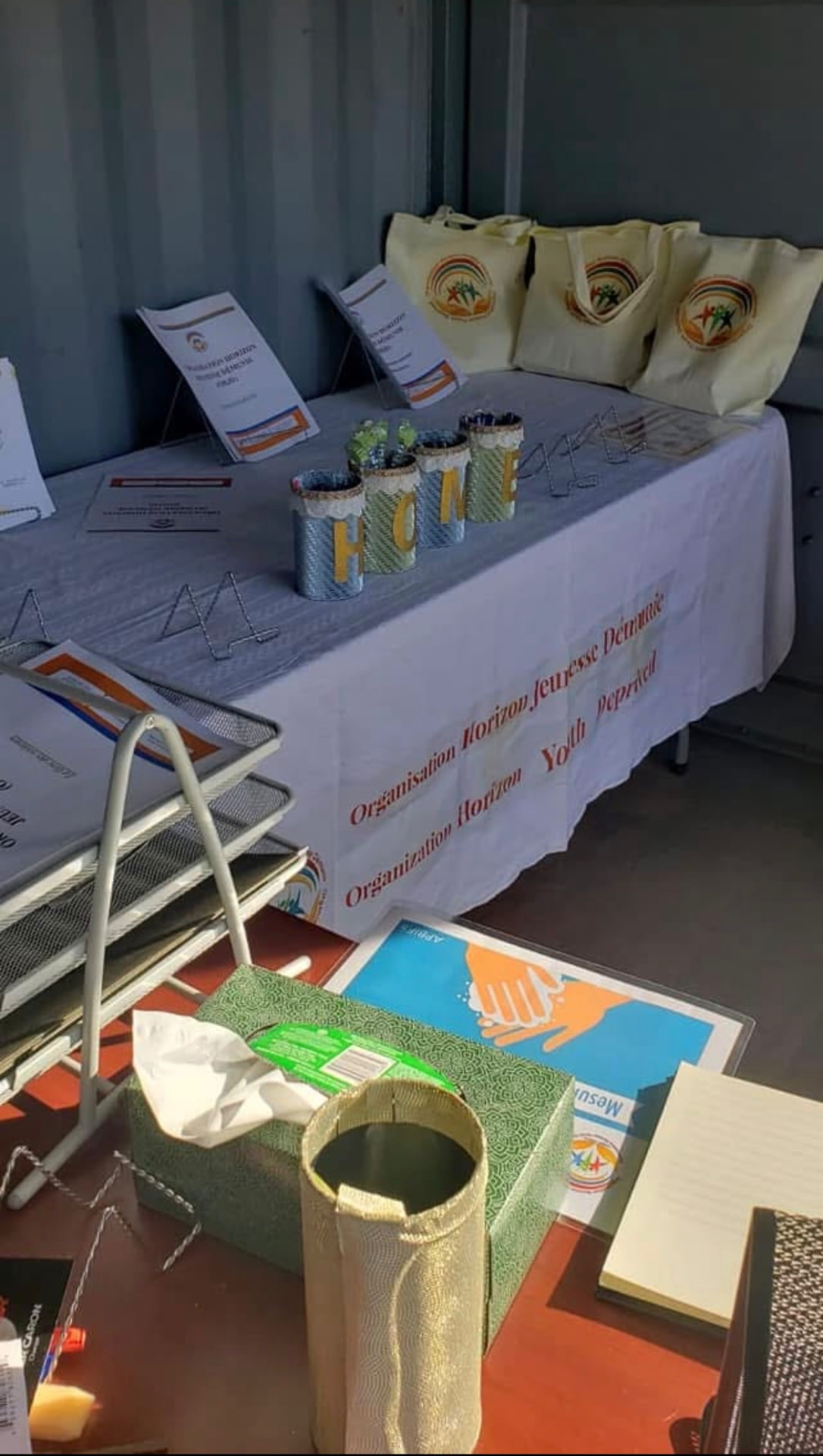 OHJD community information booth